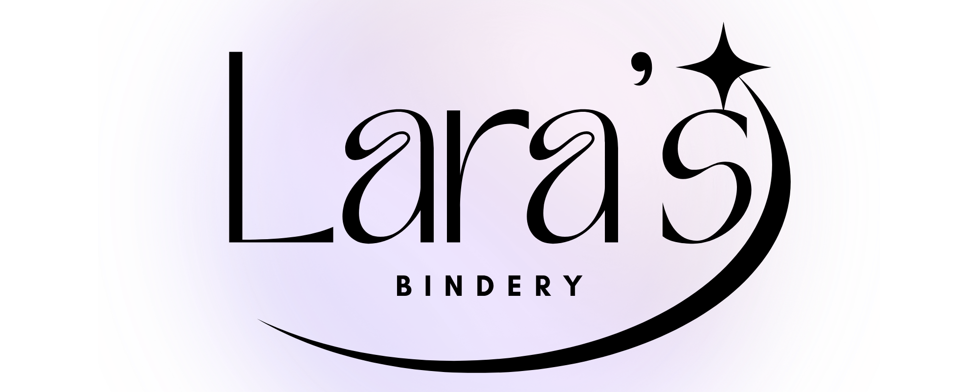 logo for Lara's Bindery.